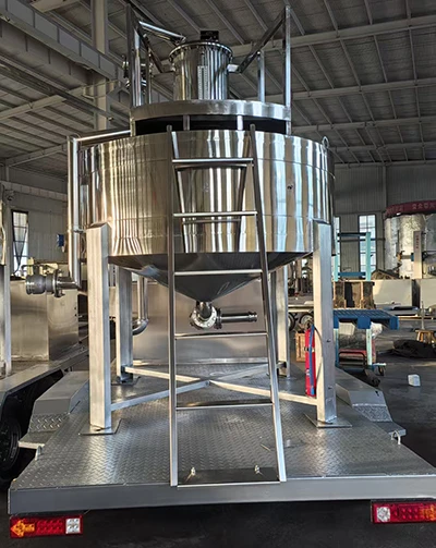 1000L-2000L Prover Tank Utánfutóval.